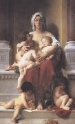 Adolphe William Bouguereau Charity (mk26) France oil painting reproduction